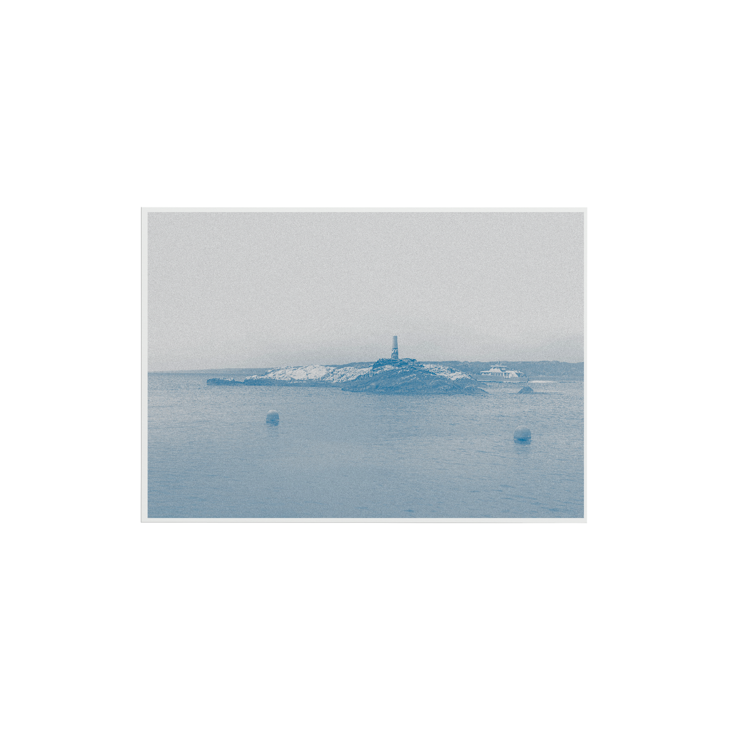 4 cartes postales - Érosion chromatique