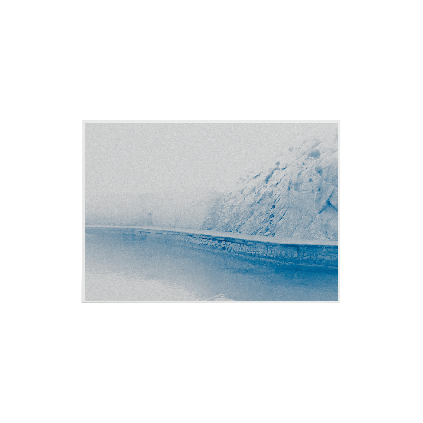 4 cartes postales - Érosion chromatique