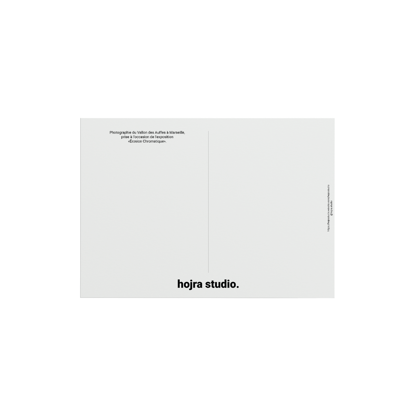 4 cartes postales - Érosion chromatique